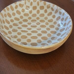 Polka Dot Ceramic Bowl